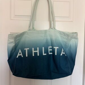 Athleta Ombre Tote in Mint and Teal Gradient